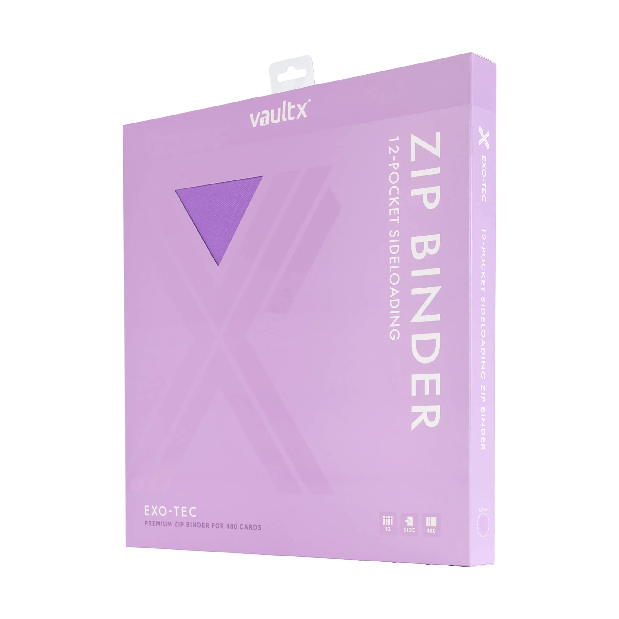12-Pocket Exo-Tec® Zip Binder Just Purple - Image 8