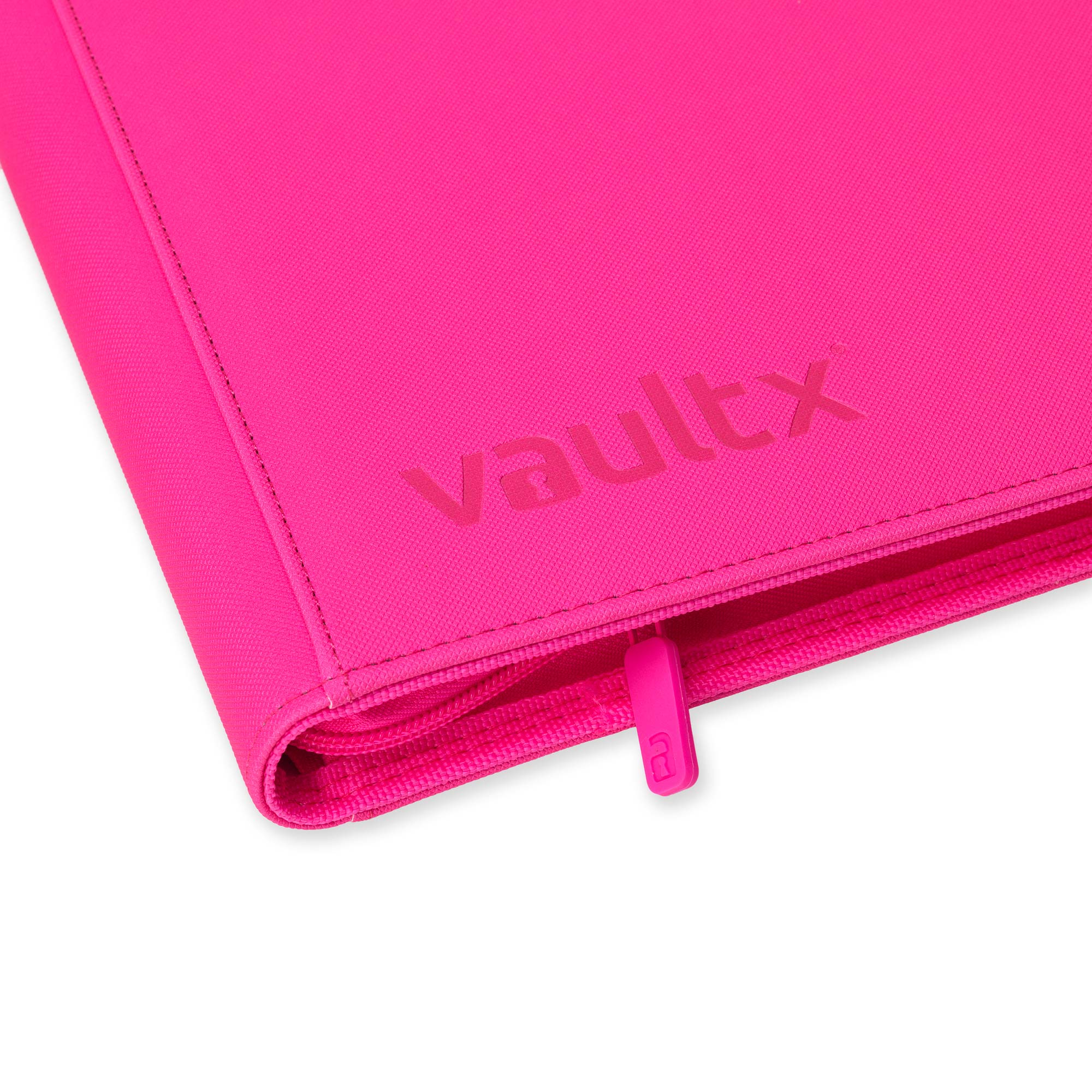 9-Pocket Exo-Tec® Zip Binder Neon Pink - Image 3