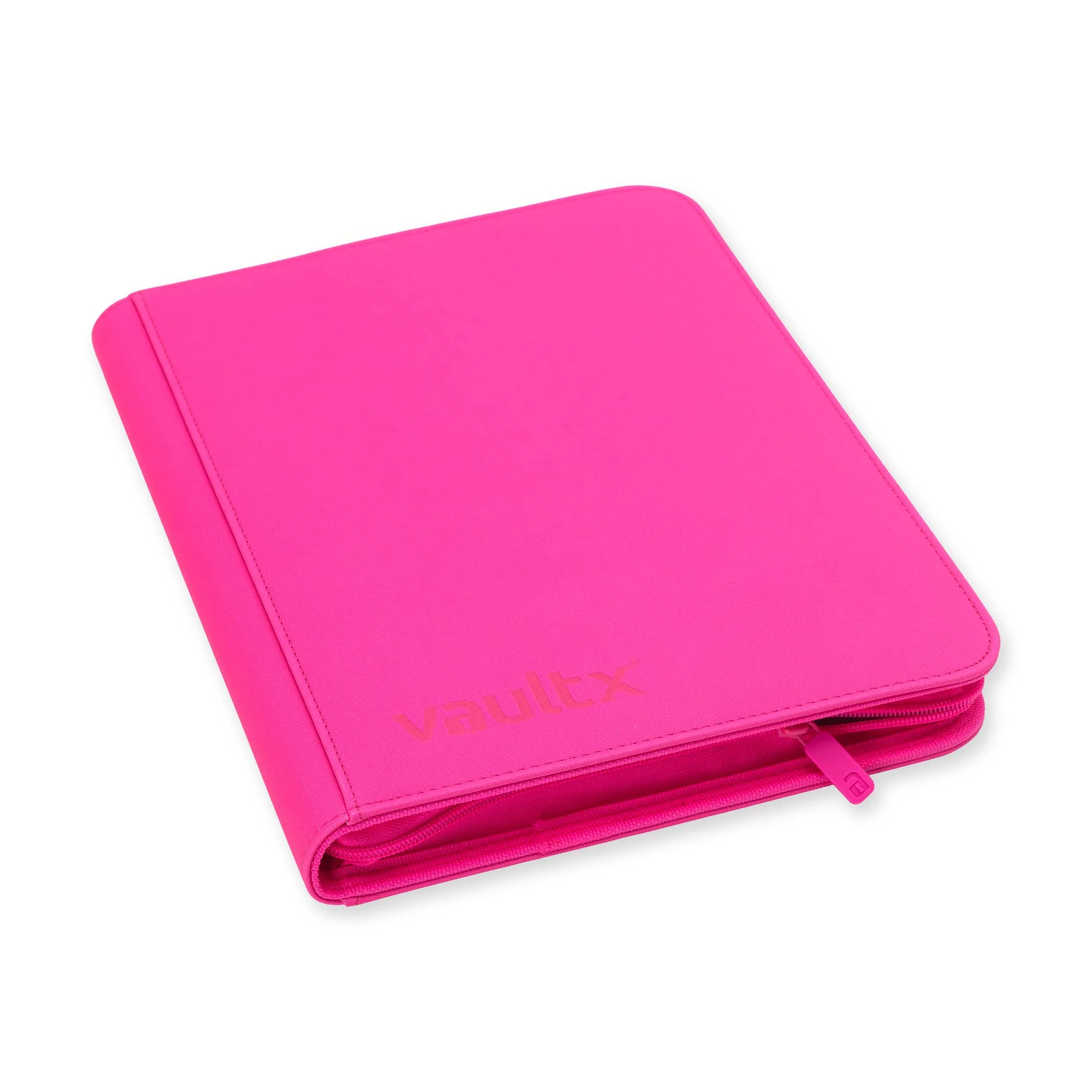 9-Pocket Exo-Tec® Zip Binder Neon Pink - Image 4